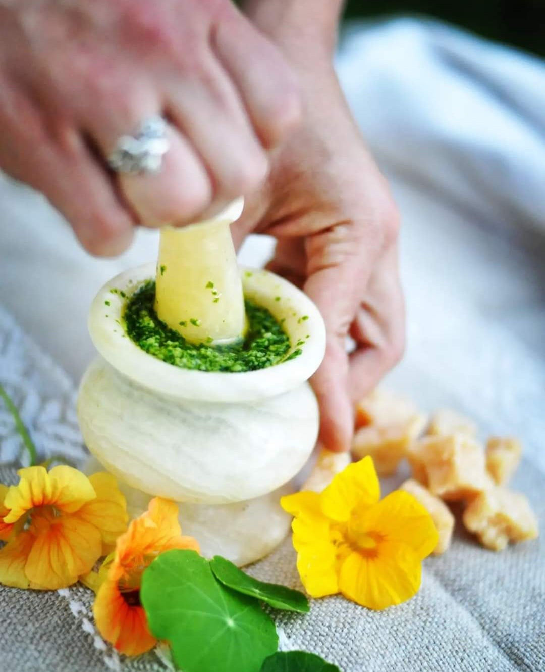 Nasturtium Pesto