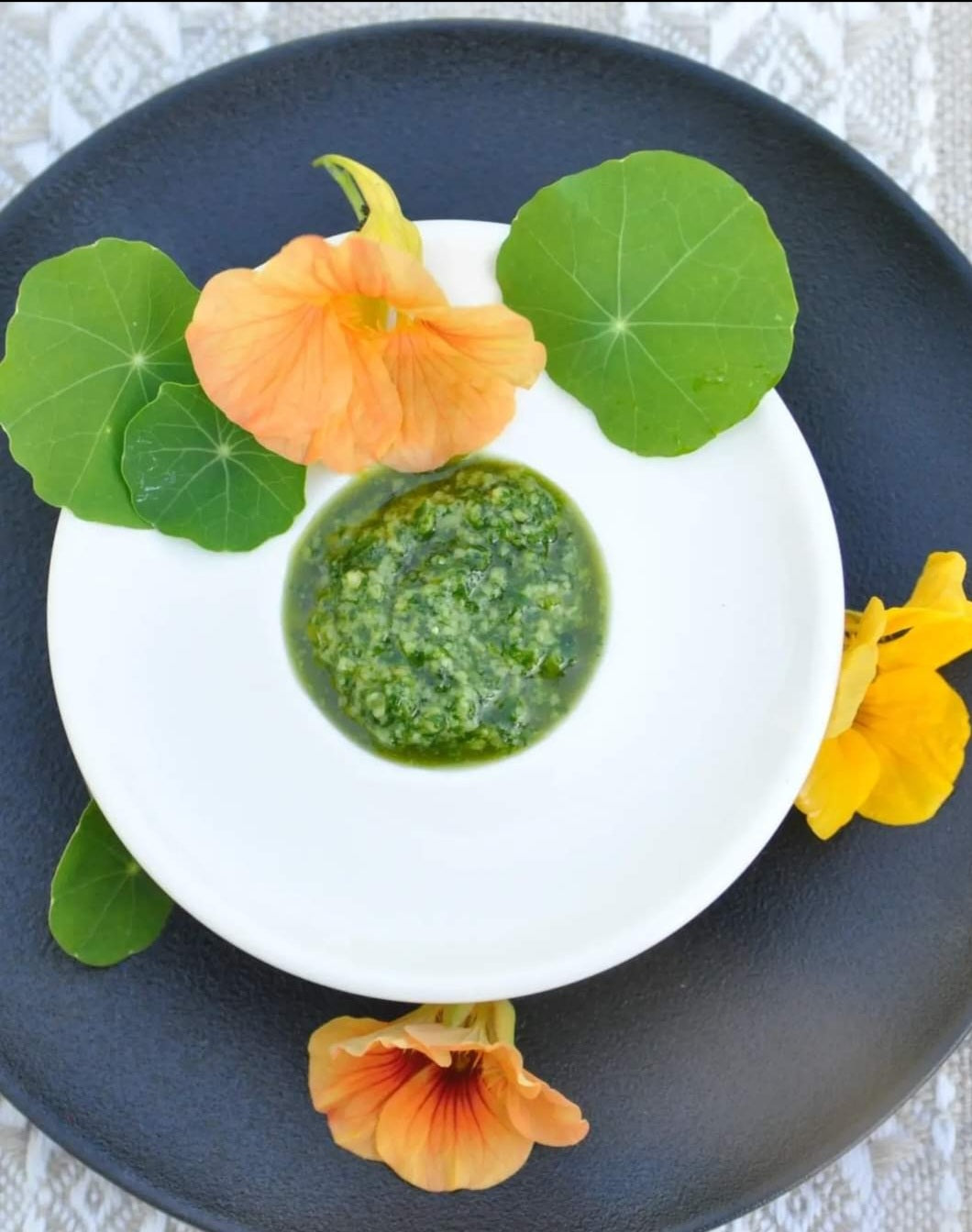 Nasturtium Pesto