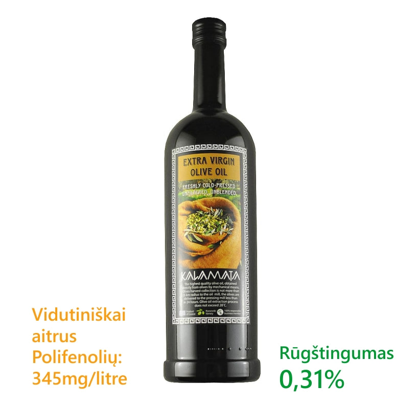 Kalamata mild, extra pure olive oil