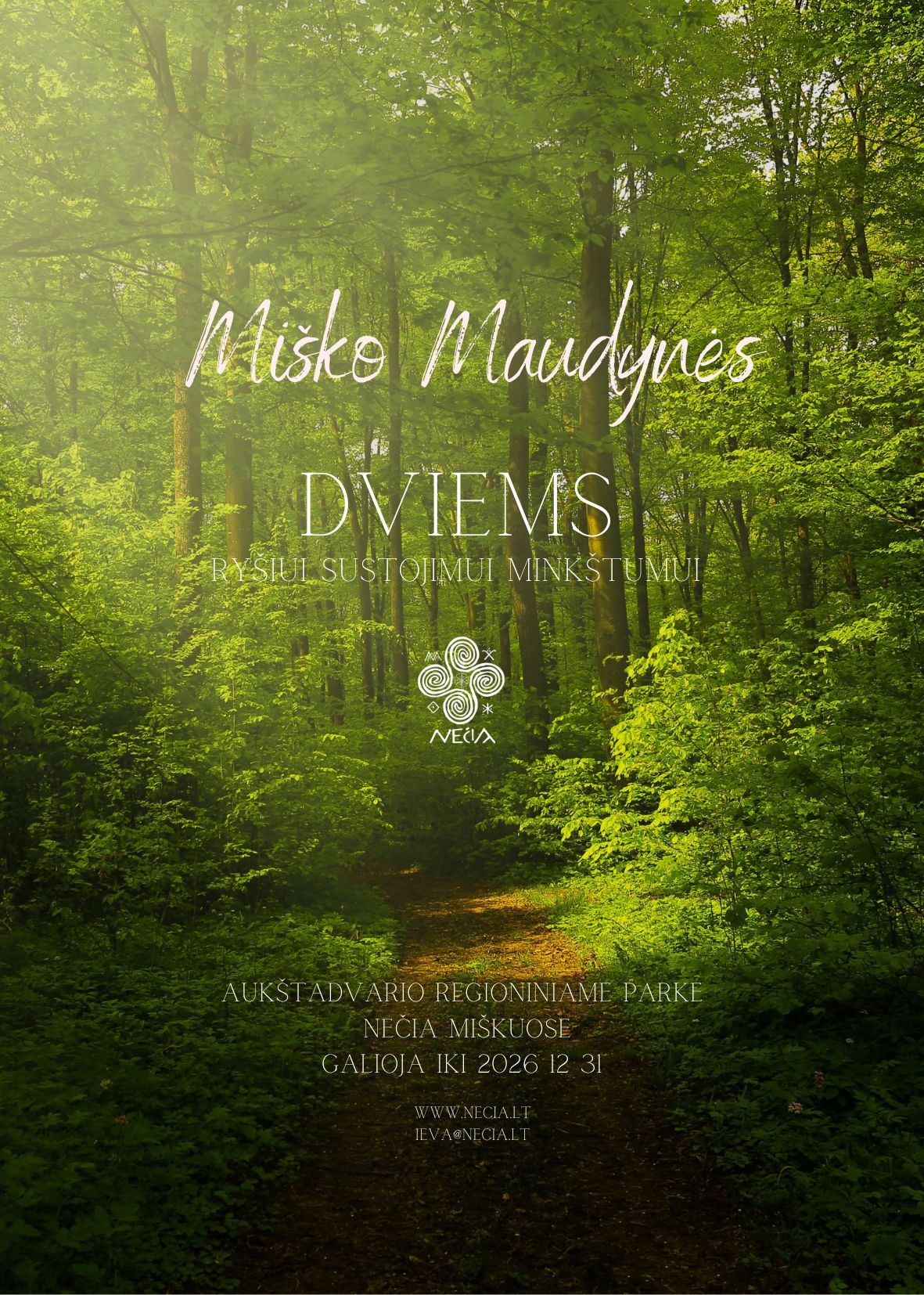 Miško Maudynės Dviems DOVANŲ KUPONAS